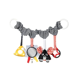 BABYONO  Hračka závěsná multifunkční Cheese and Skip