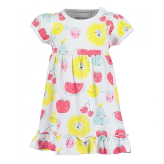 Dívčí šaty s letním ovocem Blue Seven 911049