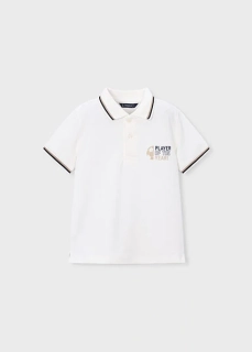 Chlapecké triko polo krátký rukáv Mayoral 3108-62 Bílé