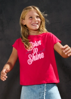 Dívčí triko krátký rukáv Mayoral 6010-10 Červené