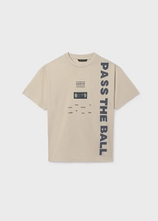 Chlapecké triko krátký rukáv Game Mayoral 6034-25 Béžové