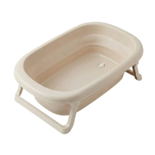Tega Baby Dětská skládací vanička s teploměrem a výpustí Beige