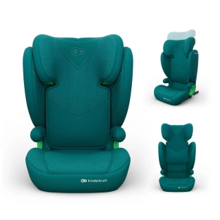 KINDERKRAFT Autosedačka Junior Fix 2 Plus (100-150 cm) Green