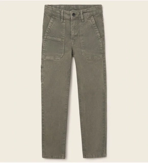 Chlapecké rifle Mayoral Straight Fit 7562-46 šedohnědé