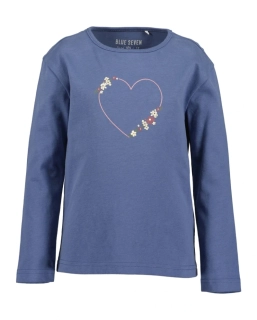 Dívčí triko Blue Seven 750812 Srdíčko modré