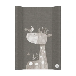 CEBA BABY Podložka přebalovací 2-hranná s pevnou deskou (50x70) Basic Friendly Giraffe