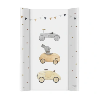 CEBA BABY Podložka přebalovací 2-hranná měkká (50x70) Basic Bunny Driver