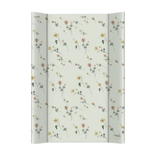 CEBA BABY Podložka přebalovací 2-hranná měkká (50x70) Basic Floral Breeze