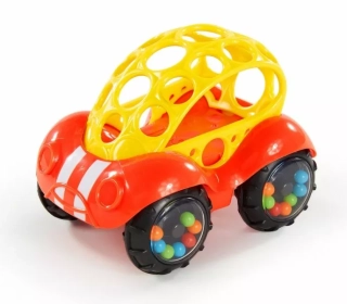 Hračka autíčko Oball 3m+ červené