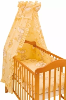 Povlečení do postýlky 4dílné Mráček béžový 120x90cm