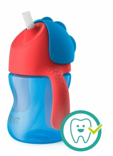 Hrneček s ohebným brčkem 200 ml Bendy chlapec Philips AVENT