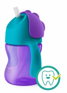 Hrneček s ohebným brčkem 200 ml Bendy dívka Philips AVENT