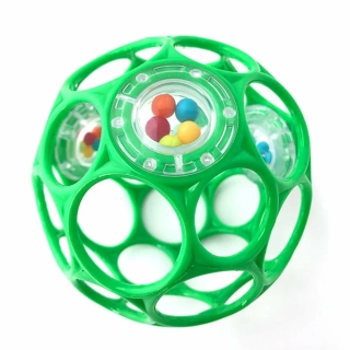 Hračka/chrastítko OBALL RATTLE 10cm 0m+, seafoamOball 
