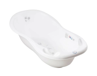 TEGA BABY Anatomicka vanička 102cm Sovičky bílá