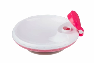 Miska s přísavkou termo - růžová BabyOno
