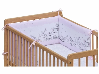 Mantinel do postýlky 4dílný - Scarlett Koala - růžová