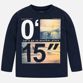 Chlapecké triko s letadly Mayoral 4022