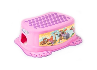 Protiskluzové stupátko Tega Baby Safari růžové
