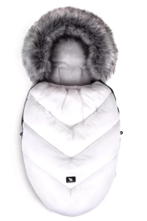 Fusak do kočárku Cottonmoose Yukon White-bílý