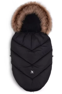 Fusak do kočárku Cottonmoose Yukon Black-černý