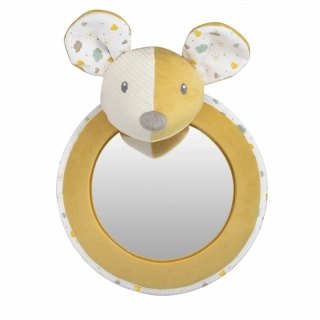 Canpol Mouse hebký mazliček se zrcátkem do auta
