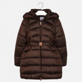 Dívčí zimní kabát hnědý 7419-54