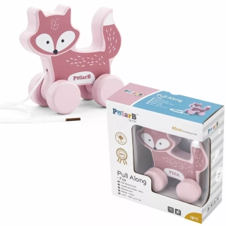 Viga Dřevěná tahačka liška