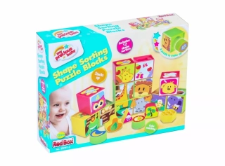 Teddies Kostky kubus vkládačka plast