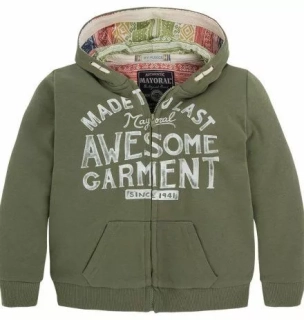 Mikina chlapecká Mayoral 3439 khaki zelená
