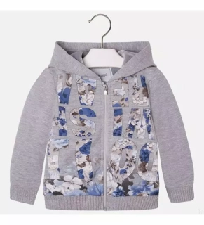 Mikina dívčí zateplená Mayoral šedá