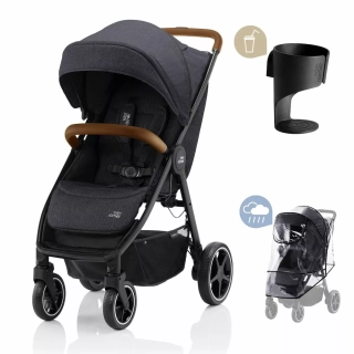 Sportovní Kočárek B-Agile R Black Shadow/Brown