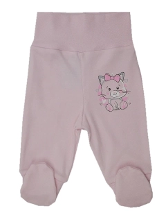 Půldupačky kočka s mašlí růžové