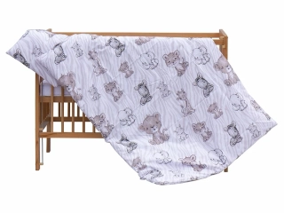 Povlečení do postýlky 2dílná Scarlett Fera béžová 135x100cm