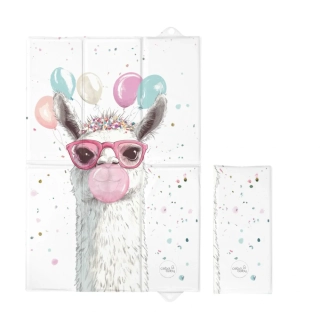 CEBA Podložka přebalovací cestovní (40x60) Basic Crazy Lama