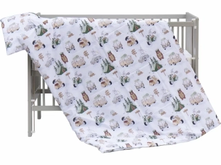 Povlečení do postýlky 2dílná Scarlett Fany - 135 x 100 cm - béžová