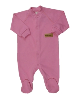 Overal na spaní jednobarevný růžový Autex Baby