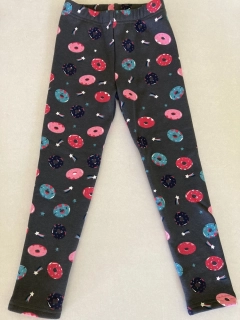 Dívčí zateplené legíny Topo in Fashion Donut