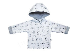 Podšitý kabátek s kapucí Pejsek Baby Service