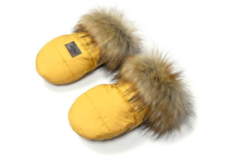 Rukavice na kočárek Jasmine Medové