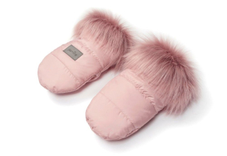 Rukavice na kočárek Jasmine Růžové