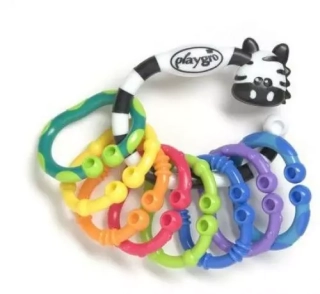 Playgro zebra s kroužky