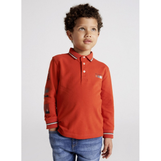 Chlapecké triko polo dlouhý rukáv Mayoral 4178-71 Oxido