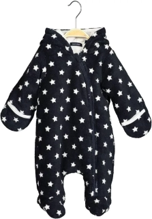 Zimní overal Blue Seven tmavě modrý s hvězdičkami velikost 56