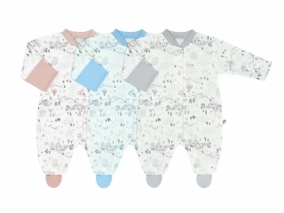 Bavlněný overal Městečko Baby Service růžová velikost 50