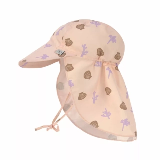 Dětský klobouk proti slunci Lässig Coral Peach Rose velikost 46/49