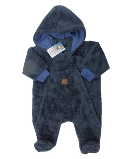 Kombinéza Lama Tmavší texas nová nášivka Autex Baby velikost 56