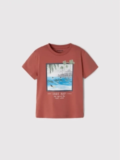Chlapecké triko krátký rukáv 3021-11 Surf day teracotové