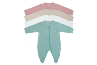 Overal na spaní Ažur Baby Service Pudrová velikost 56