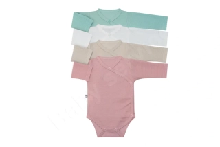 Body dlouhý rukáv zavinovací Ažur Baby Service