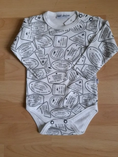 Body dlouhý rukáv Passport Baby Service velikost 56